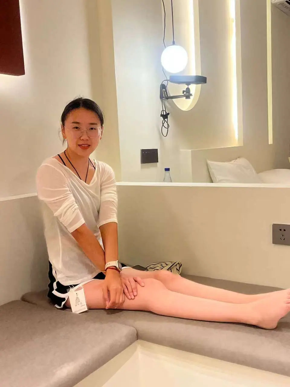 Zoe: Paraplegic Girl Playing with Her Unconscious Feet AmputeeClub