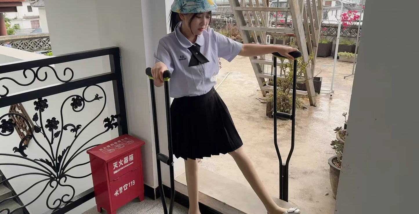 Sally: Dak Amputee Girl - Home Alone in Uniform AmputeeClub