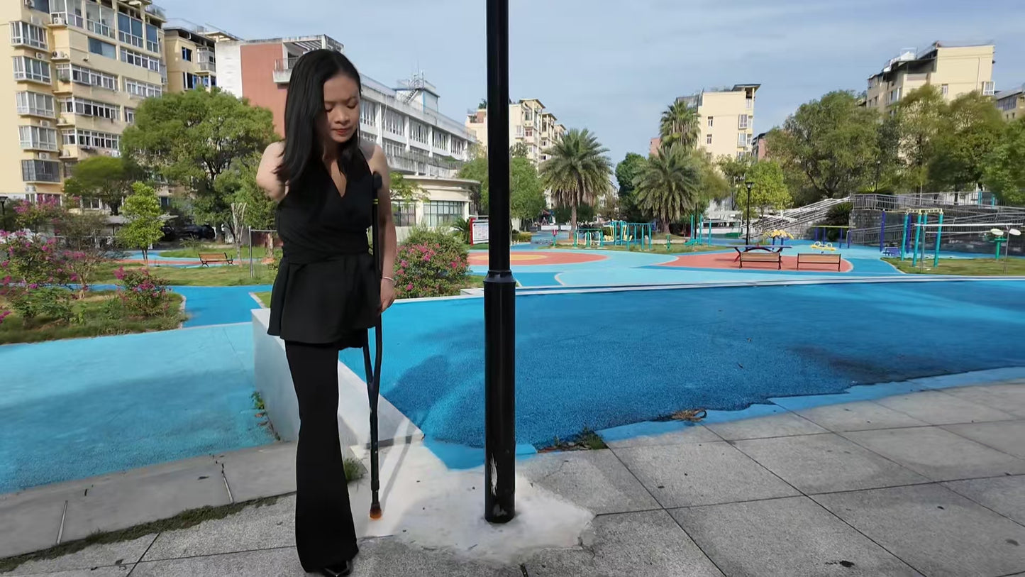 Mila: Ooe Amputee Girl Outdoor Walking Fitness