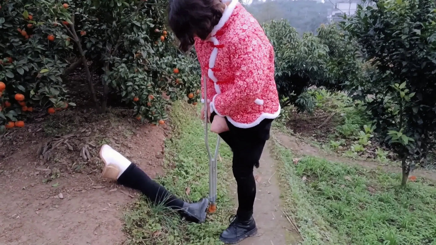 Sasa: Sak lady was picking oranges in the orchard AmputeeClub