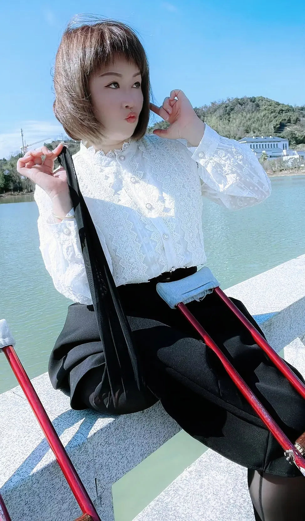 New model New video:"Lucy:Sak Lady" AmputeeClub