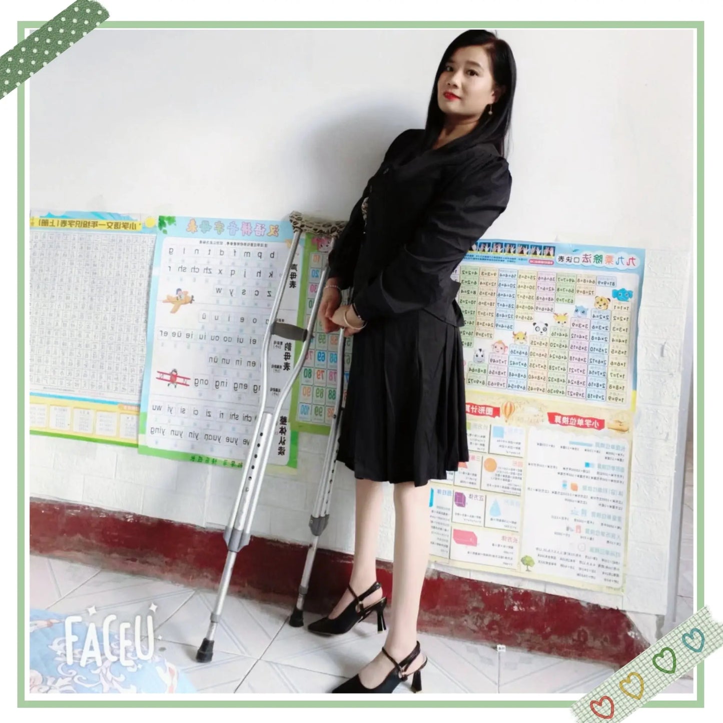 Carrie: Polio Lady Preparing for the Spring Festival AmputeeClub