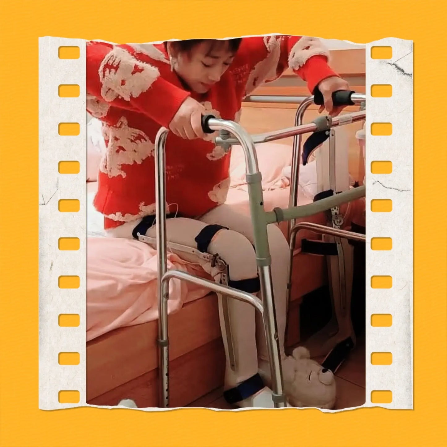 Phoebe: ParaPlegic girl's brace AmputeeClub