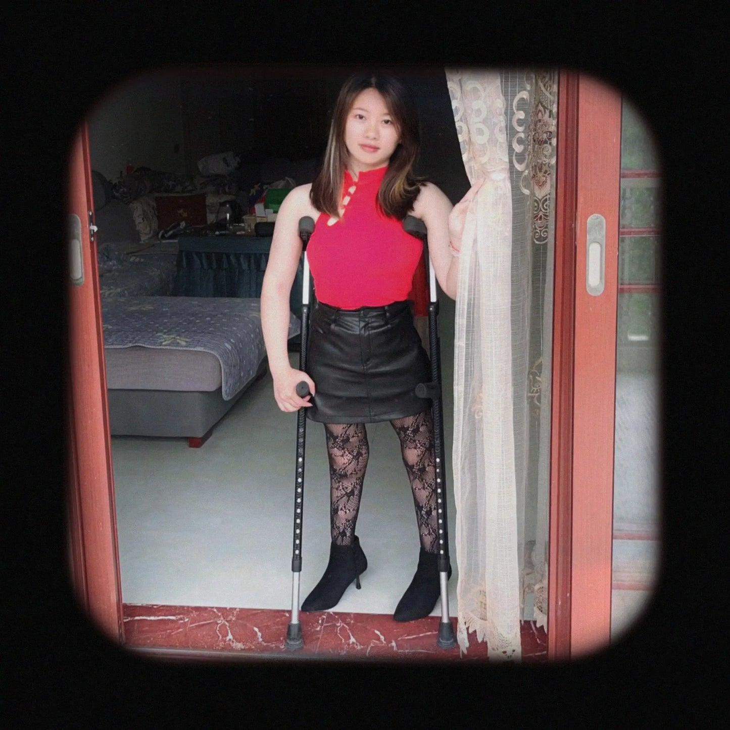 Miki: Polio girl Country Road AmputeeClub