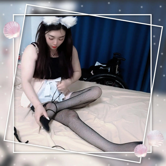 Ava: Paraplegic girl's stockings AmputeeClub