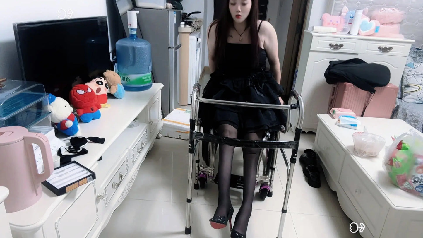 Ava: Paraplegic Girl Brace Standing AmputeeClub