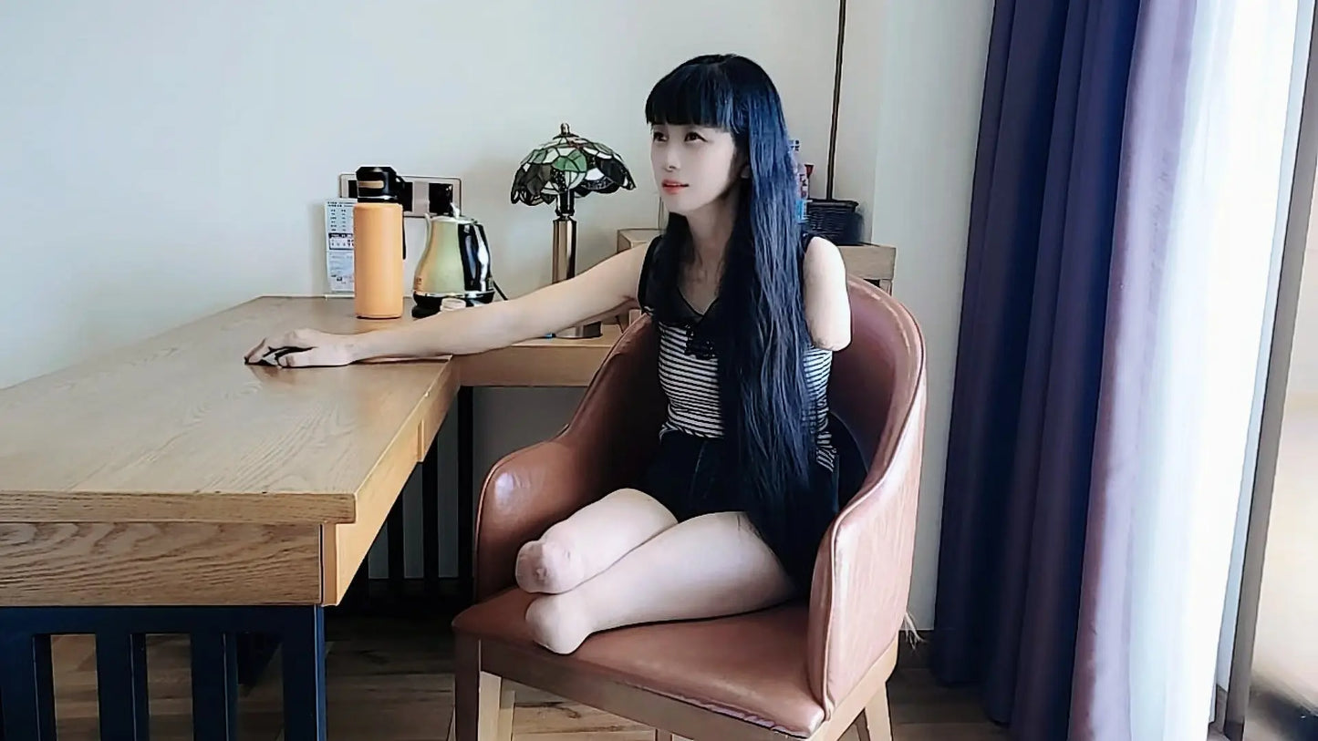 New model New video: "Juli: Triple Amputee Lady Lae+Dak" AmputeeClub