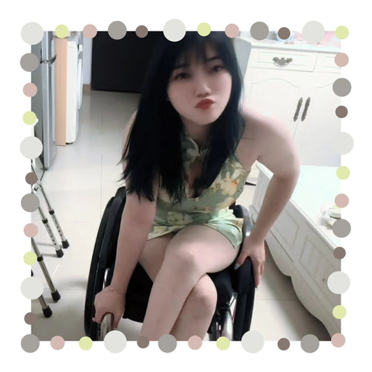 Ava: Paraplegic Girl gets in bed and out of bed AmputeeClub