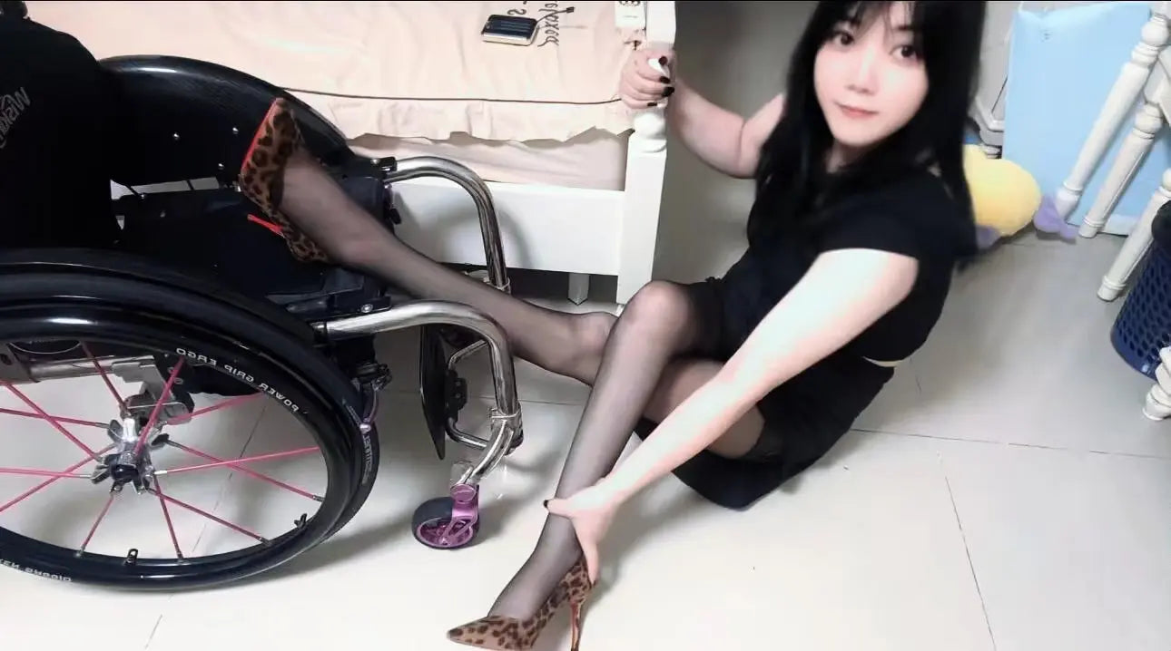 Ava: Paraplegic Girl on the Floor AmputeeClub