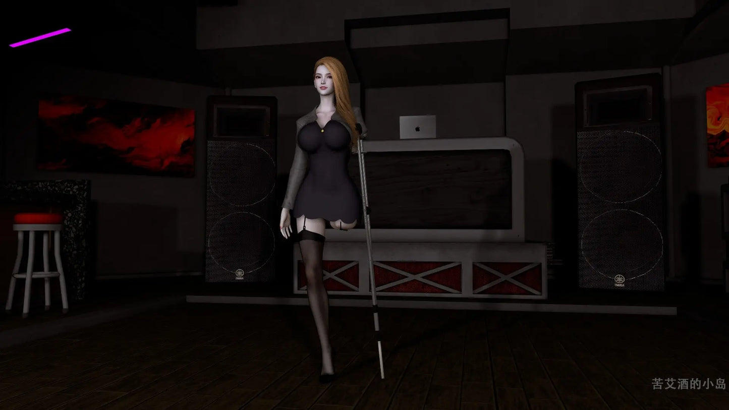 Animation:Ooe Amputee Girl dancing AmputeeClub