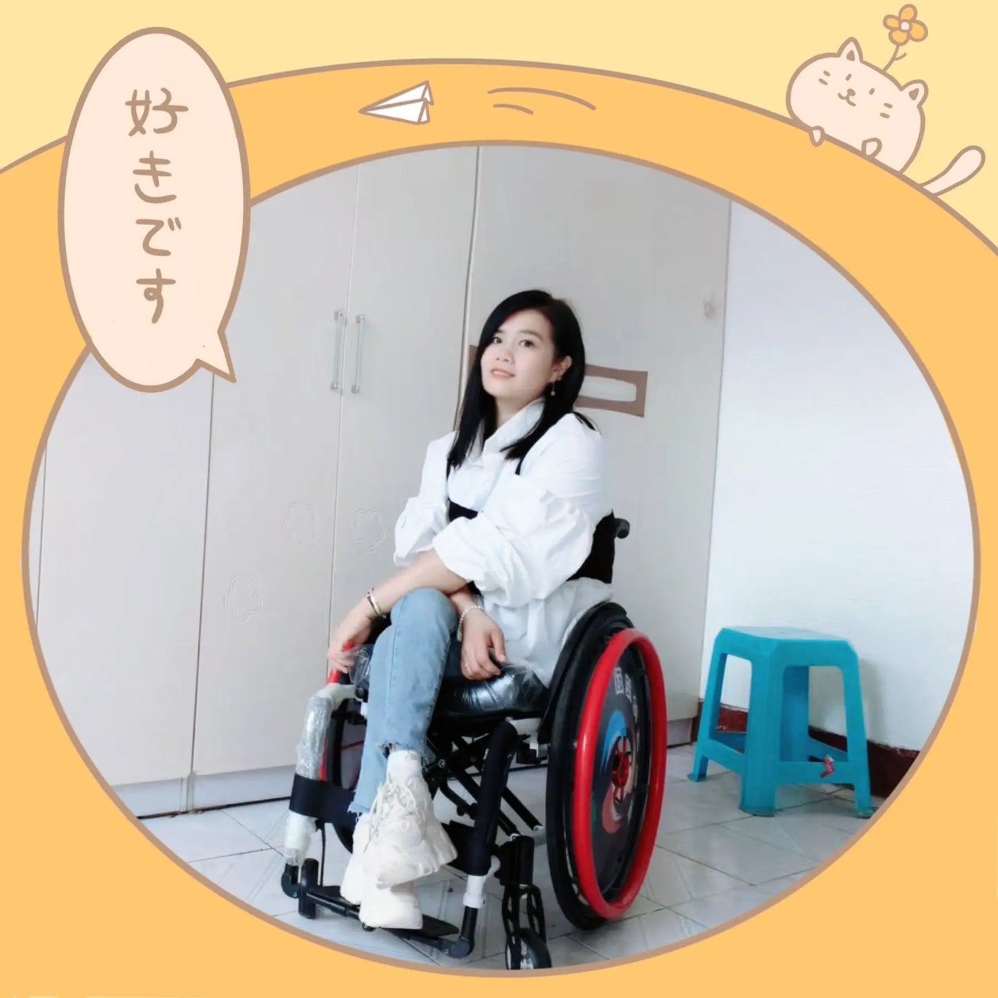 Carrie: Polio Lady - Cleaning the Room AmputeeClub