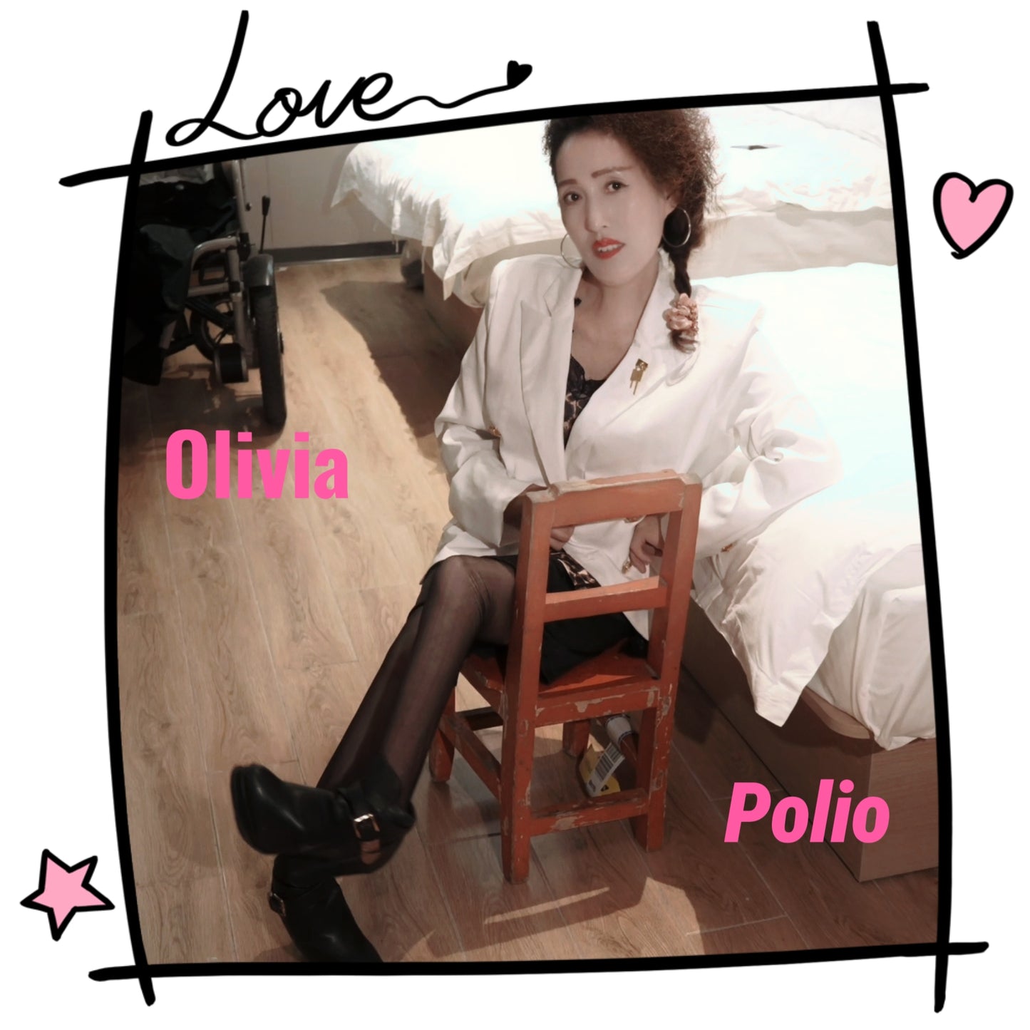 New model New video: "Olivia: Quad Polio Lady"