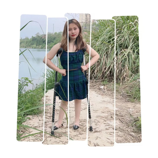 Miki: Polio Girl - Wilderness by the River in the Countryside AmputeeClub