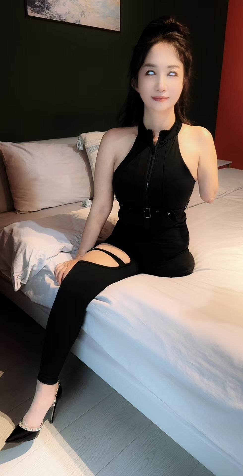 Lanzi: Ooe Amputee Lady - Blind
