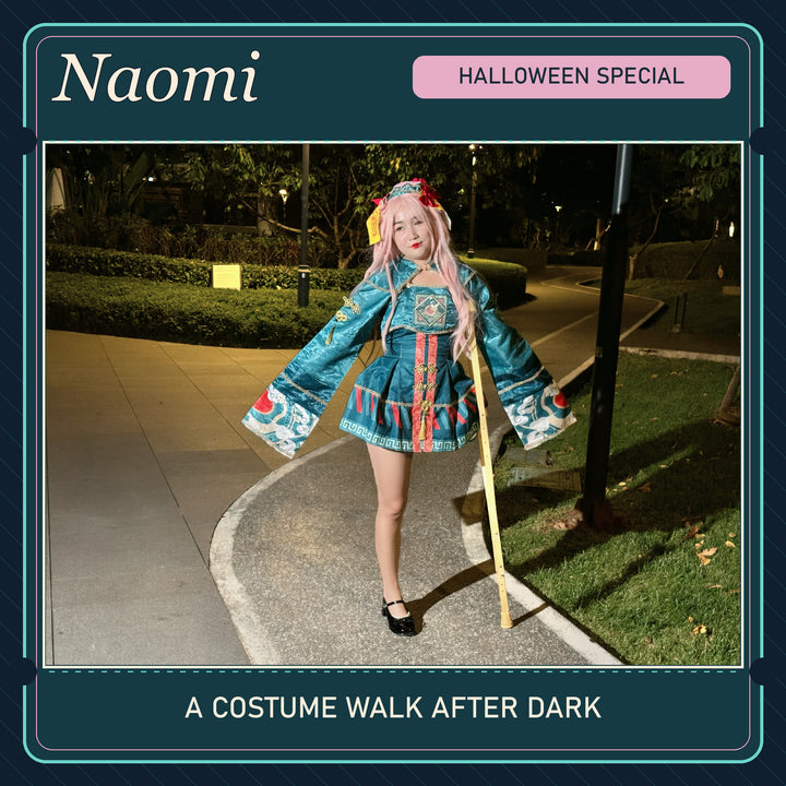 Naomi: Sak Amputee Girl - Halloween Special: A Costume Walk After Dark