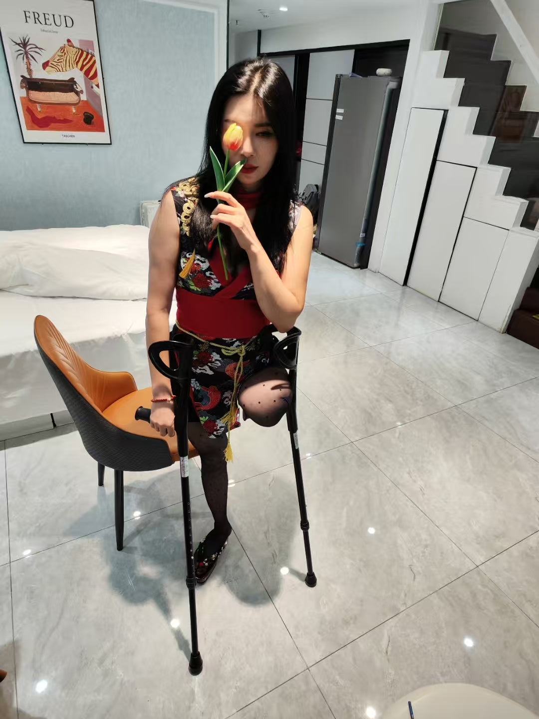 Rika: Sak Amputee girl relieves phantom limb pain - AmputeeClub