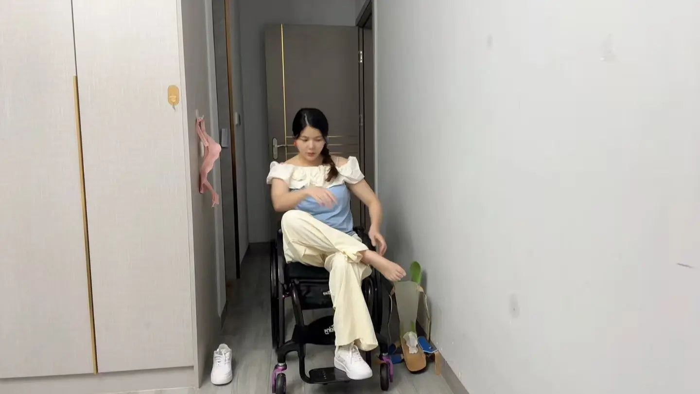 New model, new video: Gia the paraplegic girl