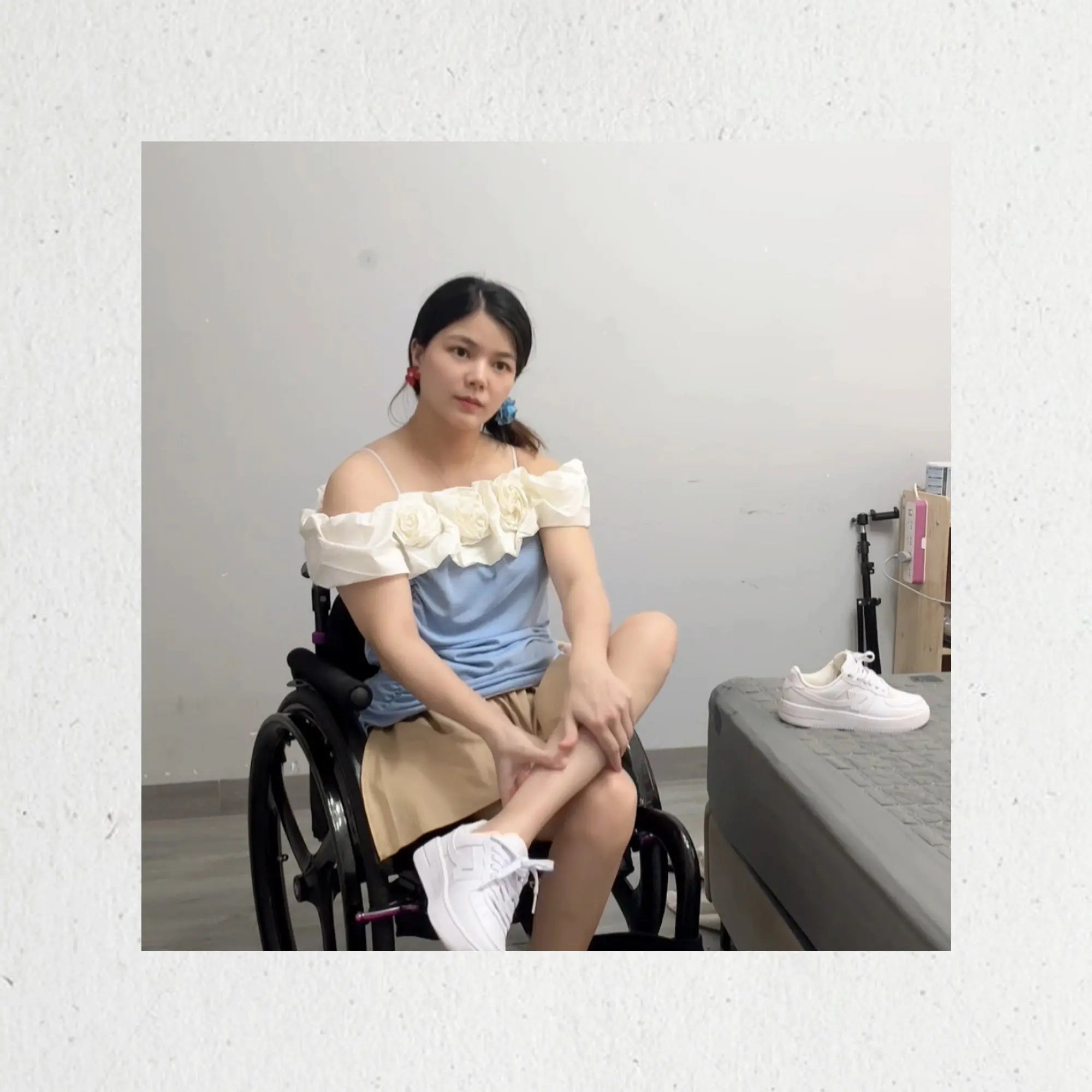 New model, new video: Gia the paraplegic girl