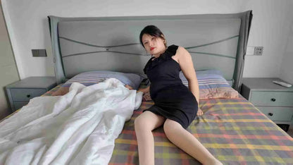 Shera: Paraplegic Girl - tries to wear high heels with weak feet
