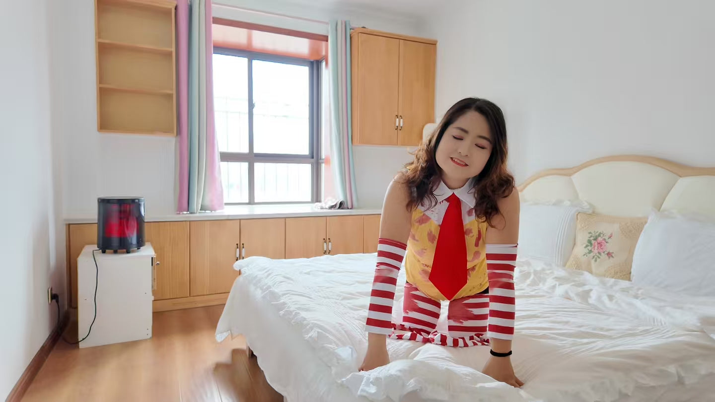 New model, New video Tina DAK Amputee girl Halloween special featured video