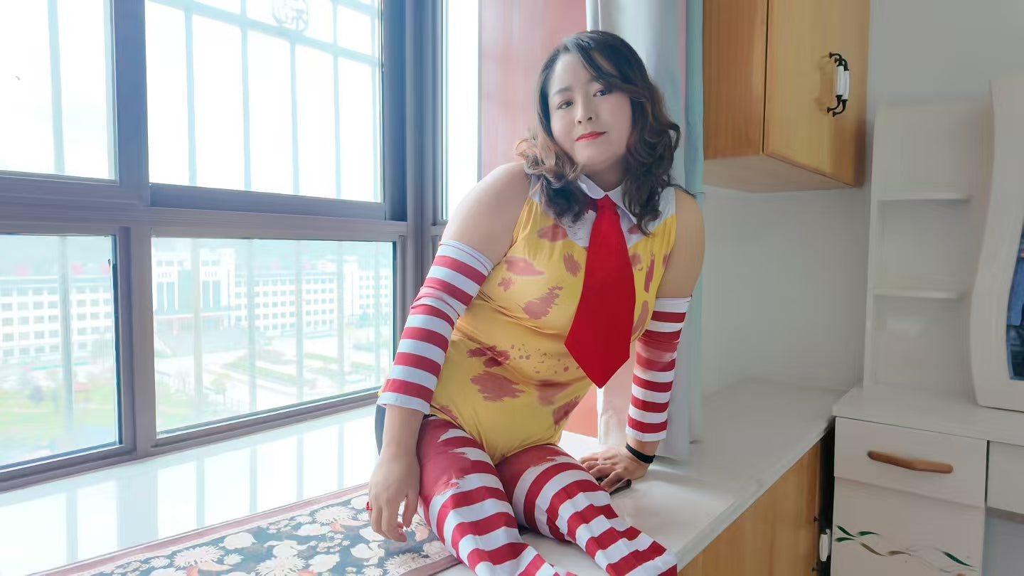 New model, New video Tina DAK Amputee girl Halloween special featured video