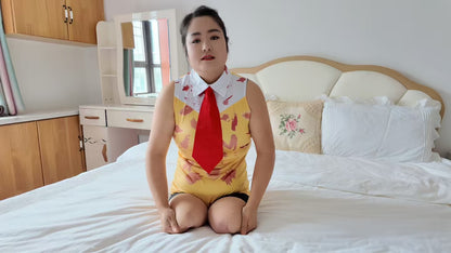 New model, New video Tina DAK Amputee girl Halloween special featured video