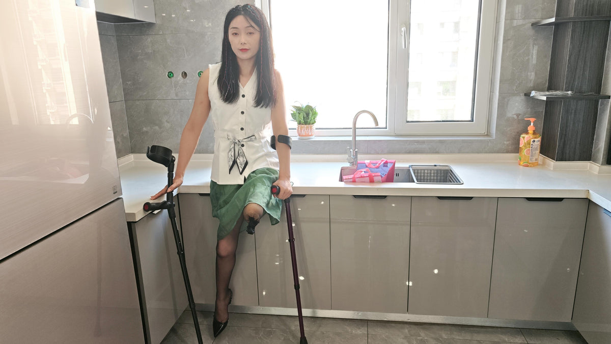 Milana: the Polio Girl - Playing an Amputee in Stockings and Heels