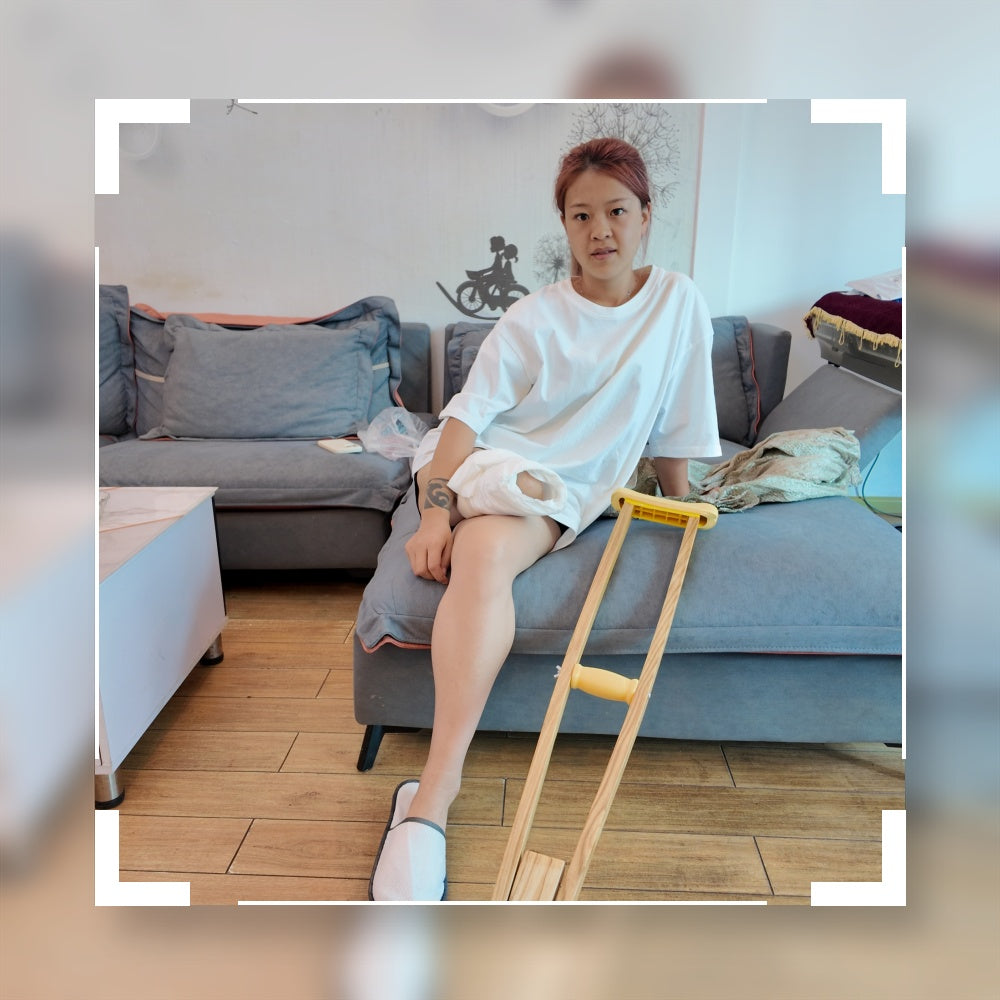 Amy: Sak Amputee girl cares for and relieves residual limb pain
