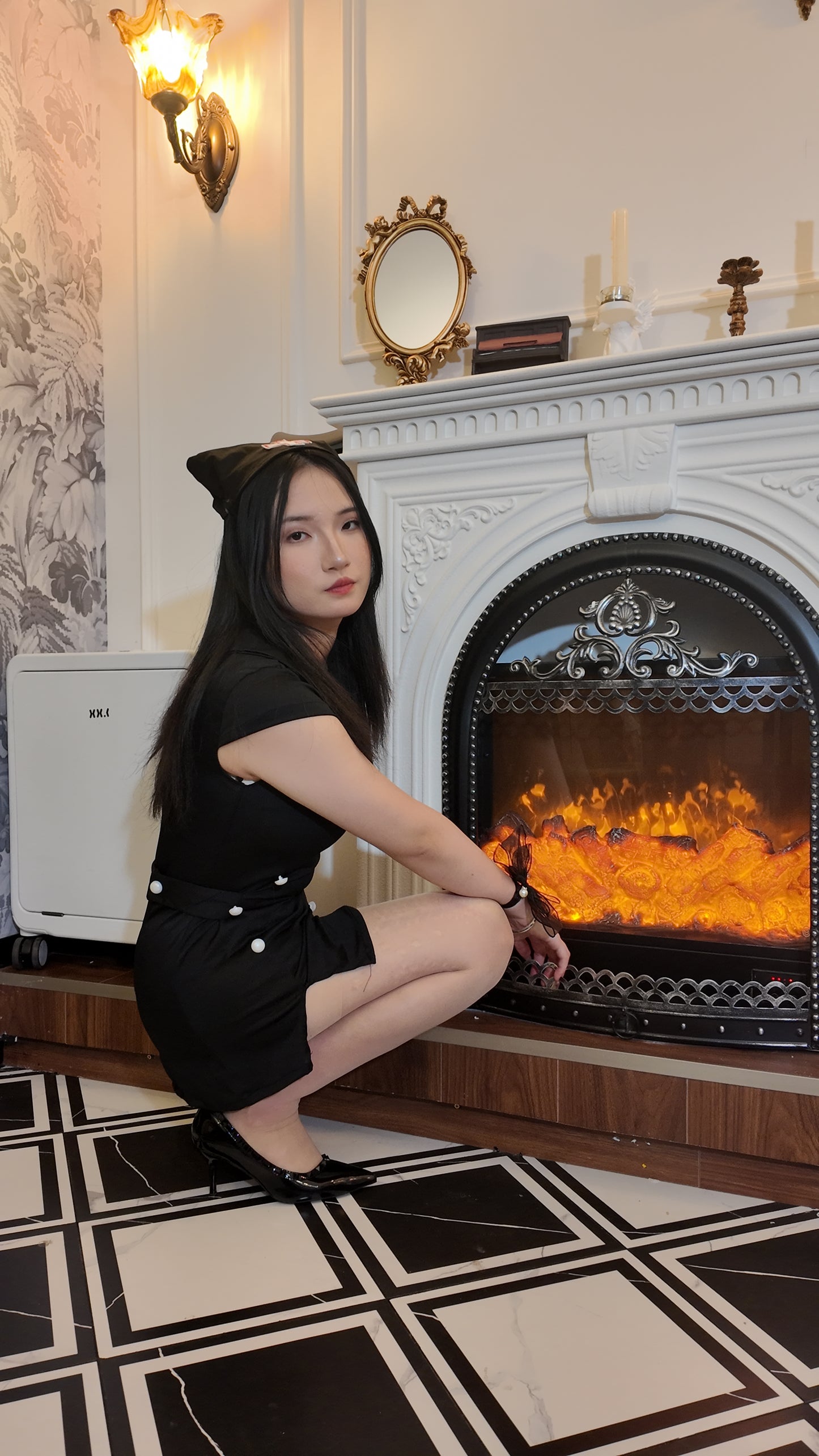 Beibei: OOE Amputee Girl Dark Style Nurse Uniform