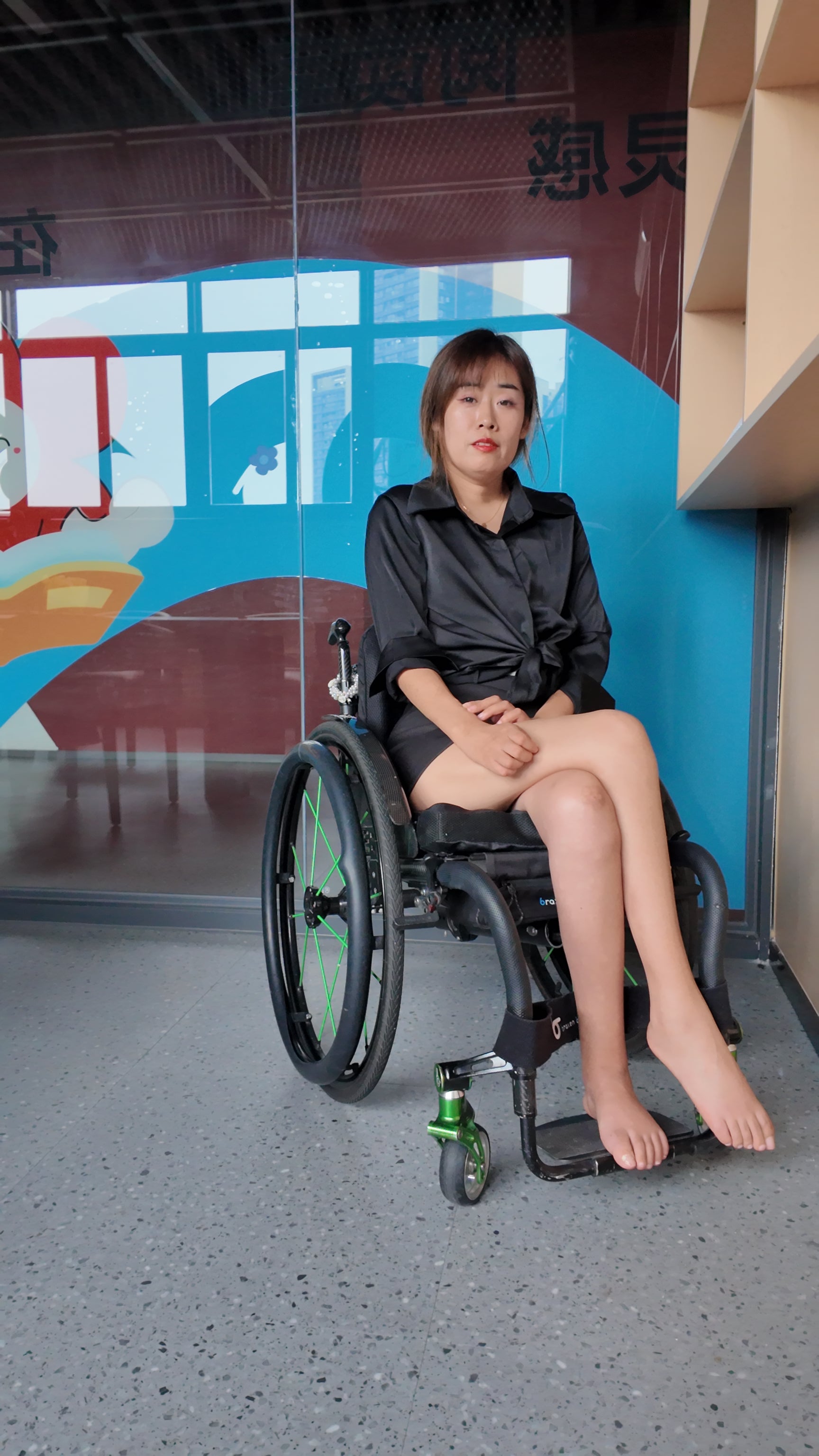 The Para Girl Cherry - Getting ready for her date while in a wheelchair