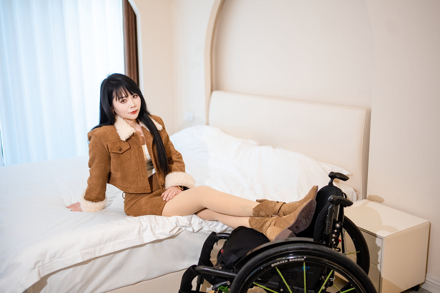 The Para Girl Nora - Shopping at the supermarket in a wheelchair