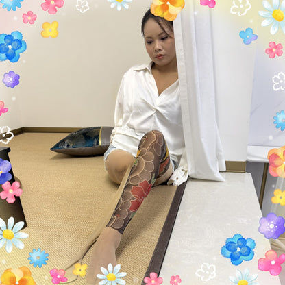 Abby: Ooe Amputee Girl showcasing youthful energy white shirt and denim shorts.