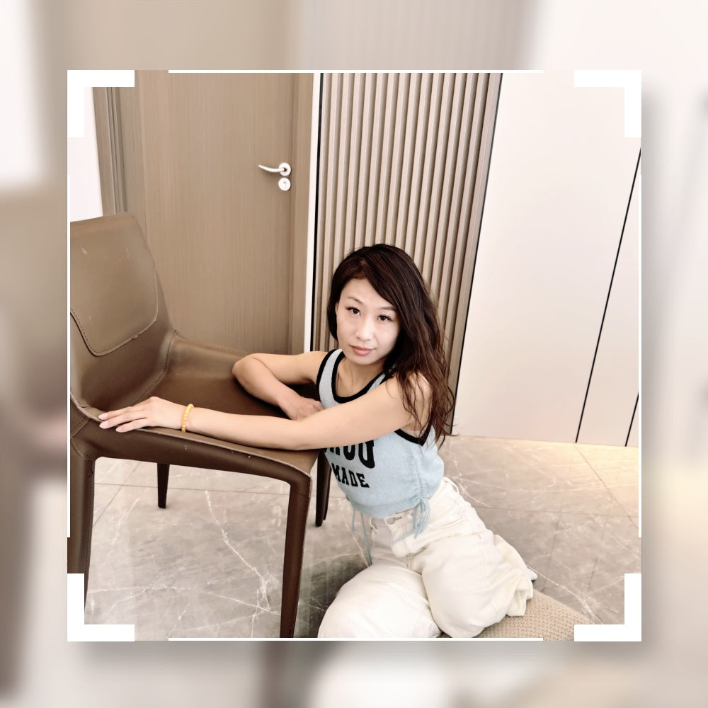 Ayla: Sak Amputee Girl disguised as DBK, gliding on a mat in stockings.