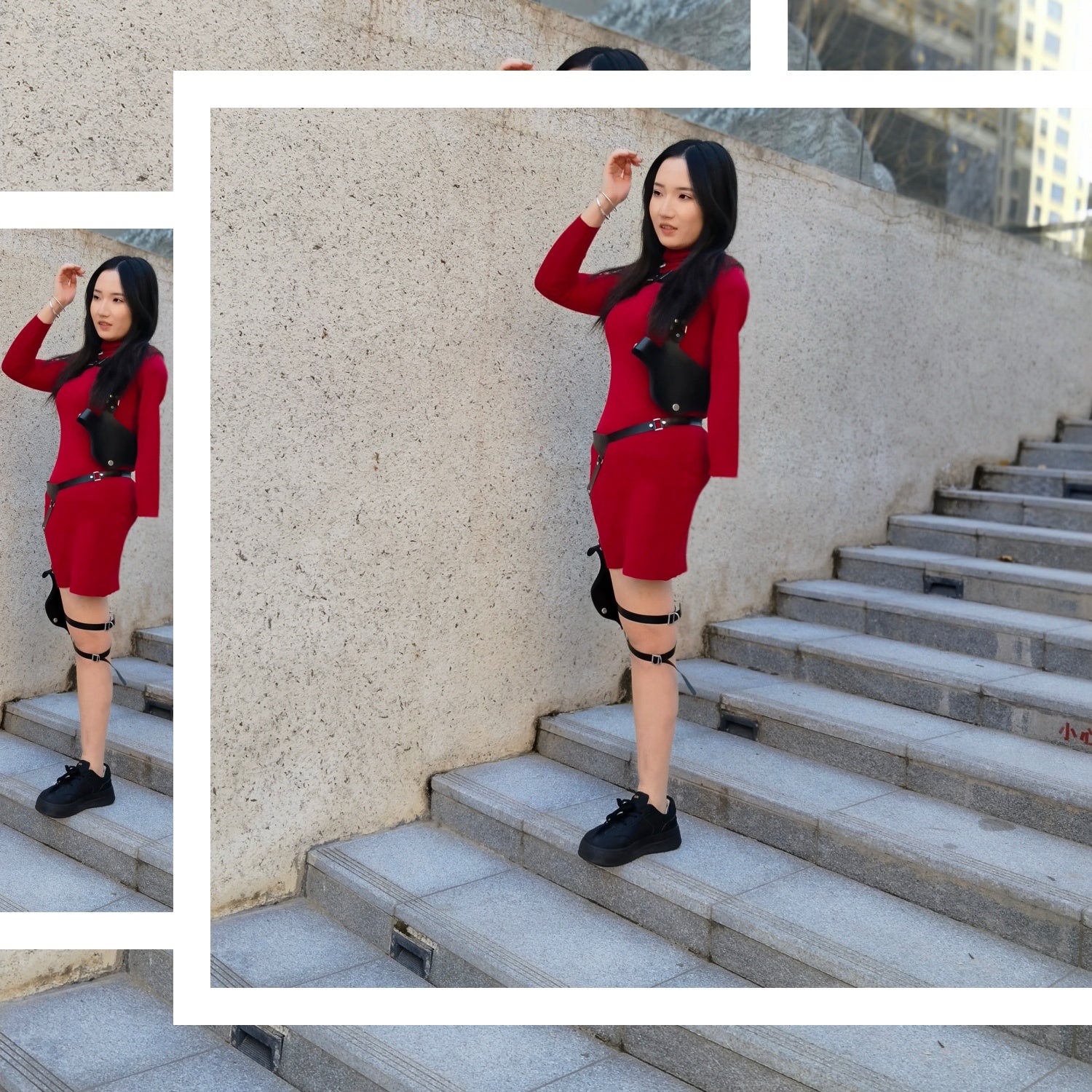 Beibei: OOE Amputee Girl Cosplay Tomb Raider lara