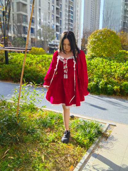 Beibei: OOE Amputee Girl New Year Special - Red Lovers