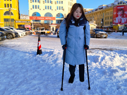 Grace, a Sak girl, went out to play in the snow.