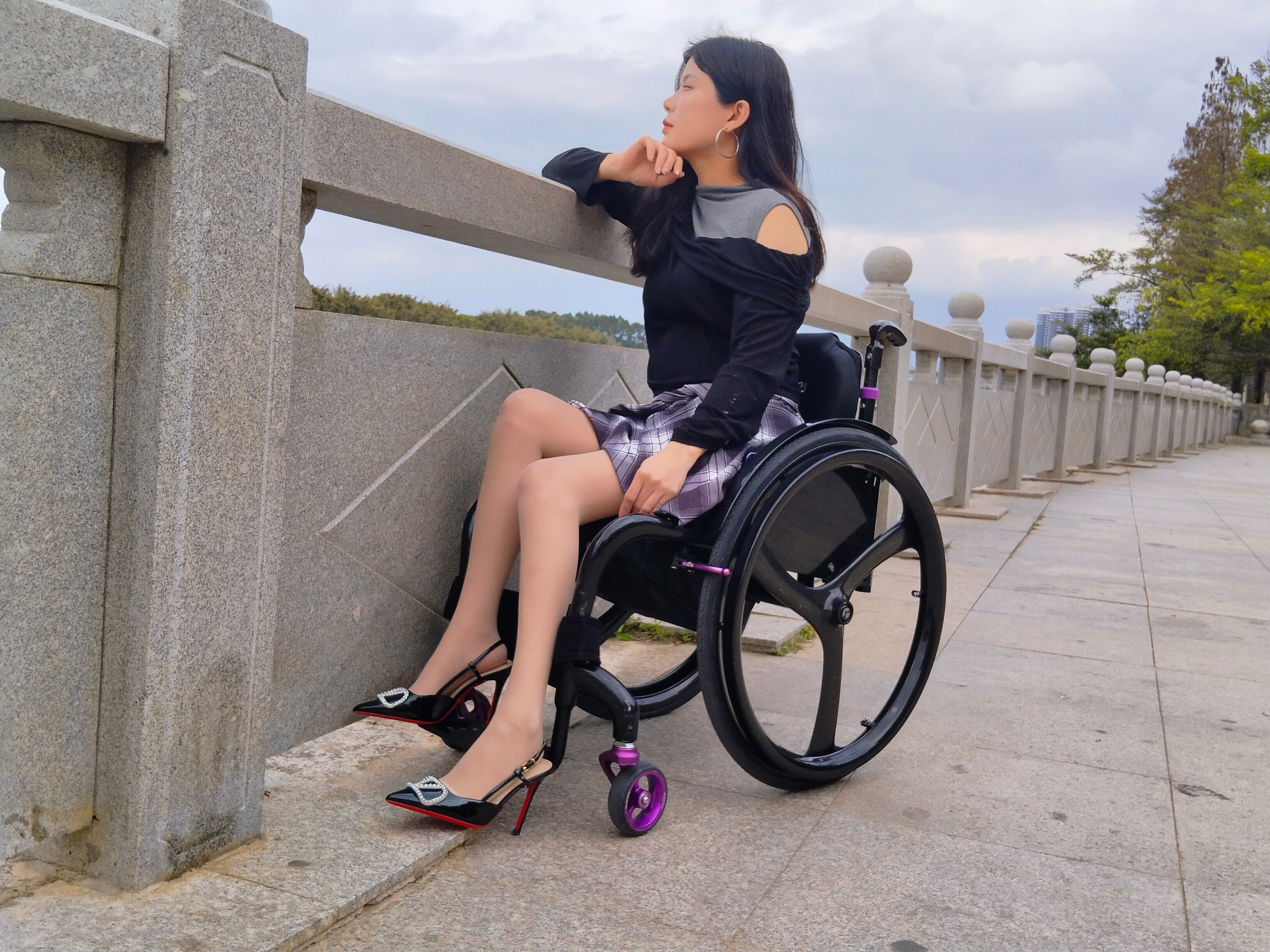 The Para Girl Jenny - High Heels and Wheelchair for Outings