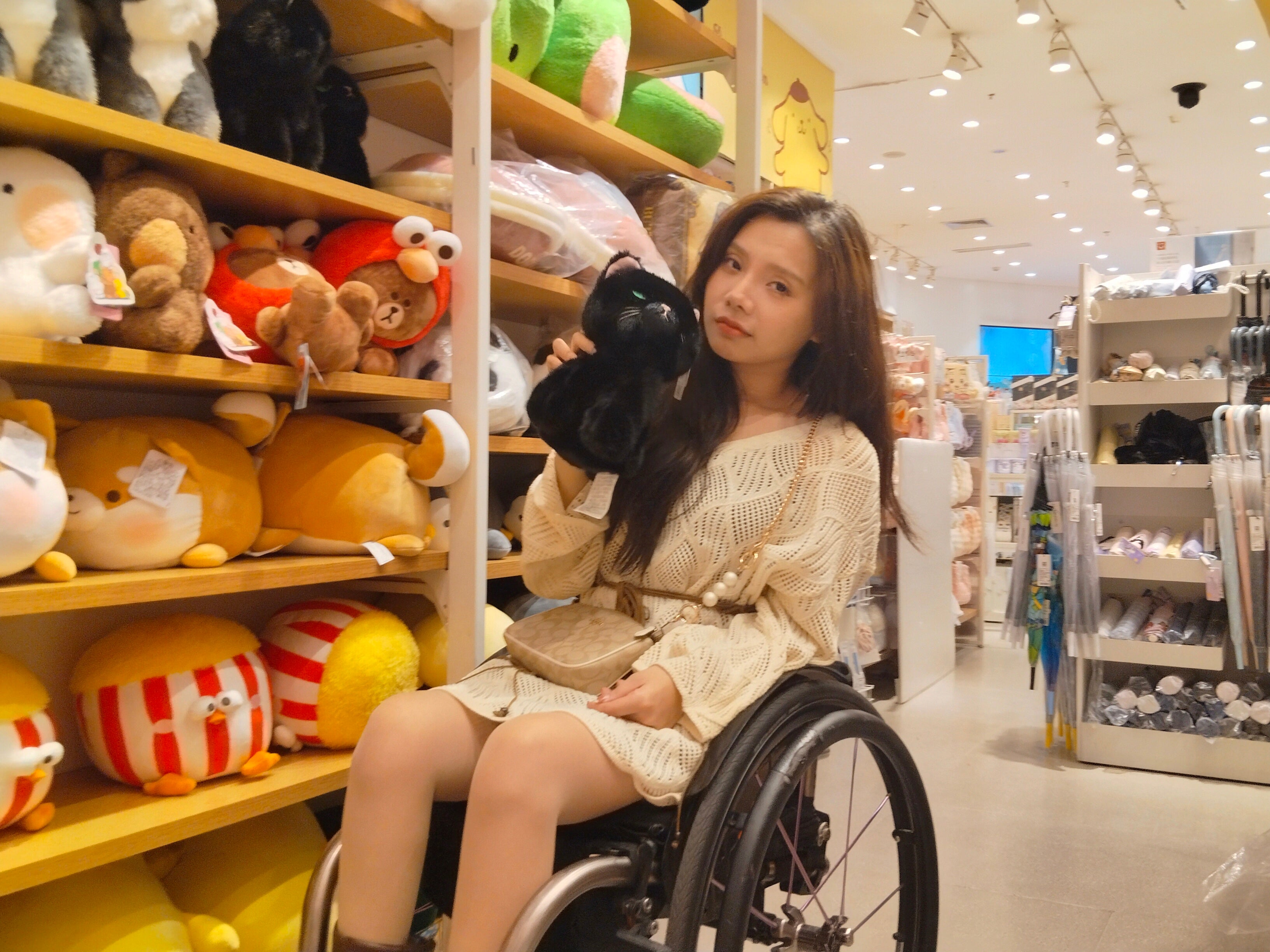 The Para Girl Kitty - Shopping in a Wheelchair