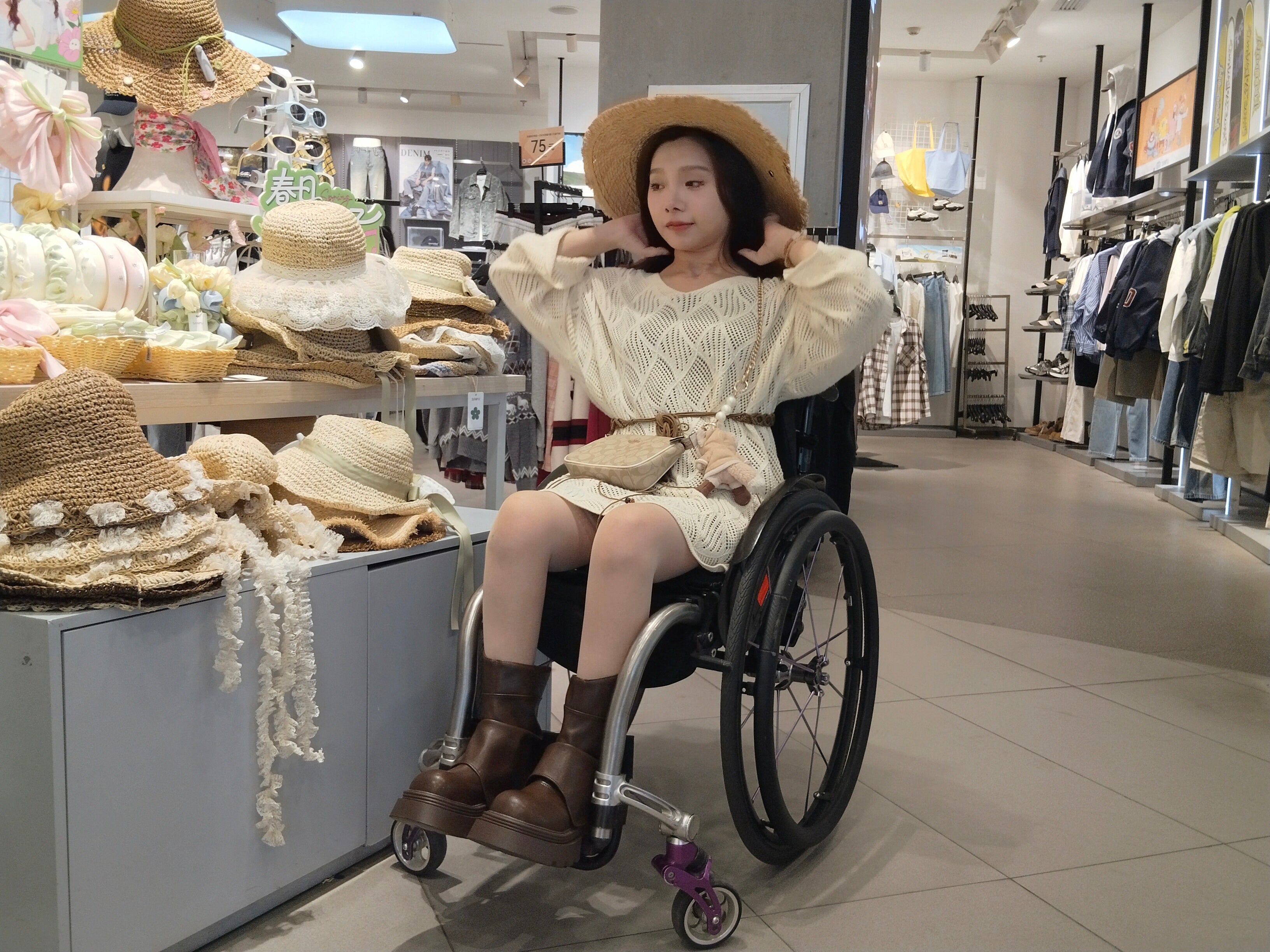 The Para Girl Kitty - Shopping in a Wheelchair