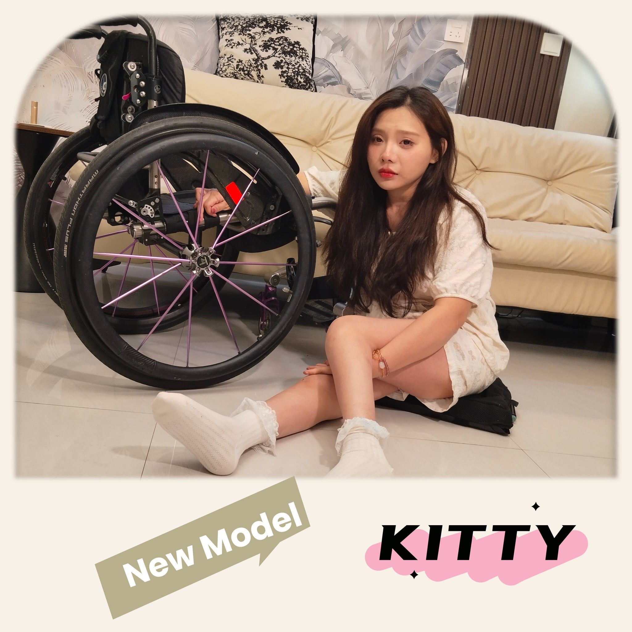 New Model, New Videos - Kitty Para, Girl in Wheelchair Falls Down
