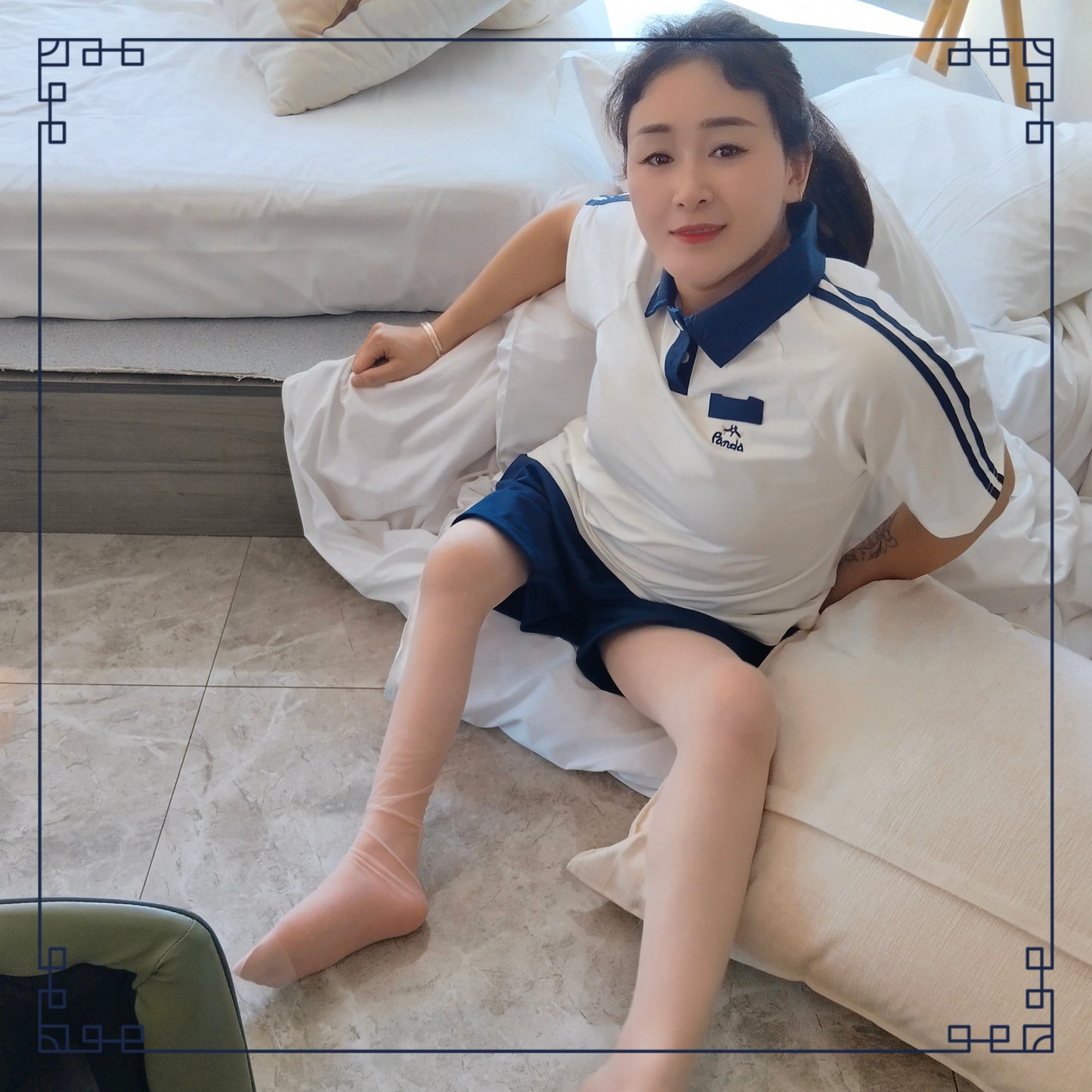 Rose the Polio Girl - Tidying Up the House with Cane