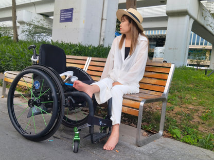 The Para Girl Cherry - High Heels Fell Off While Using a Wheelchair