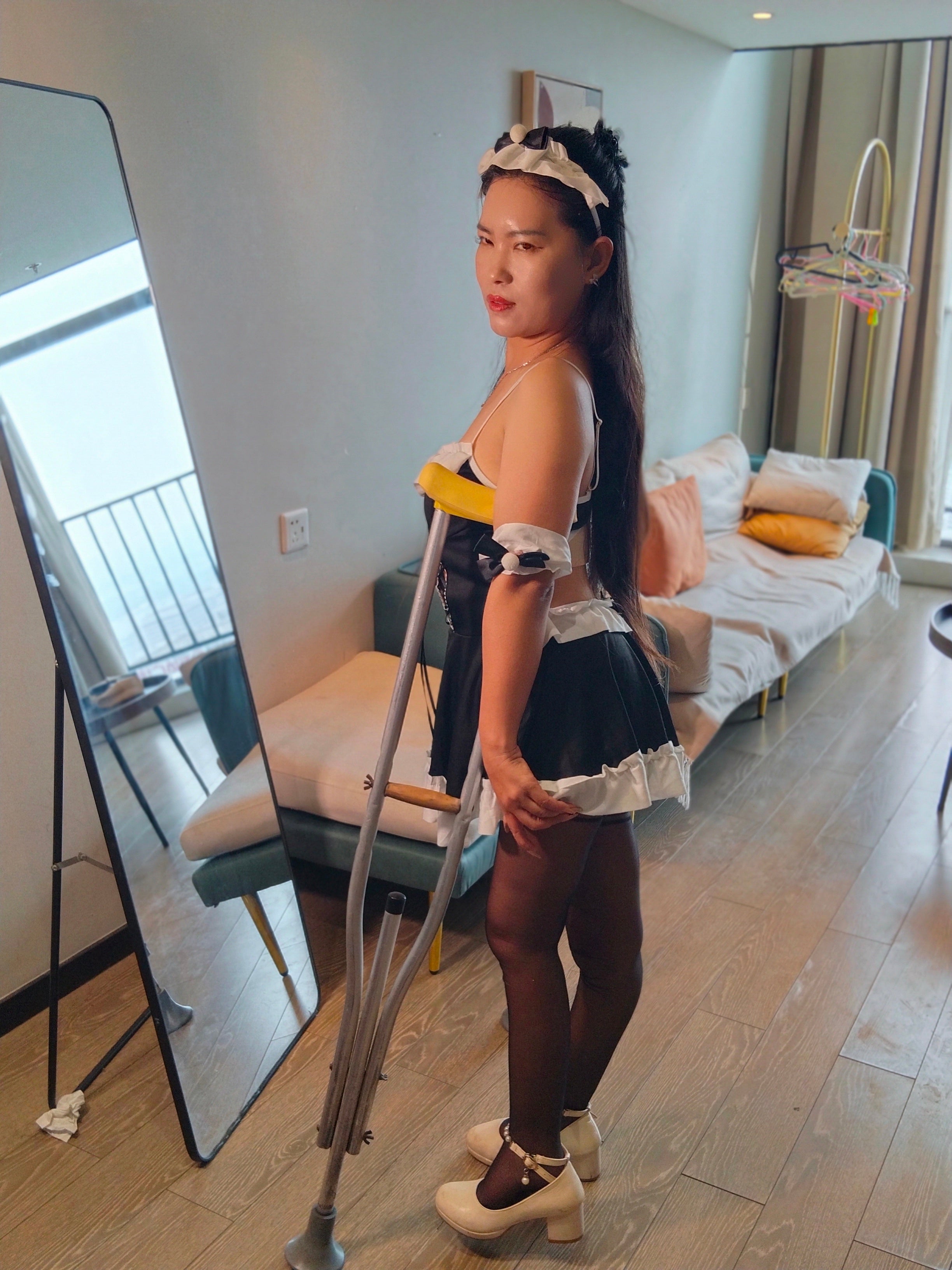 Maria: Polio Girl - Sexy Disabled Maid Cosplay