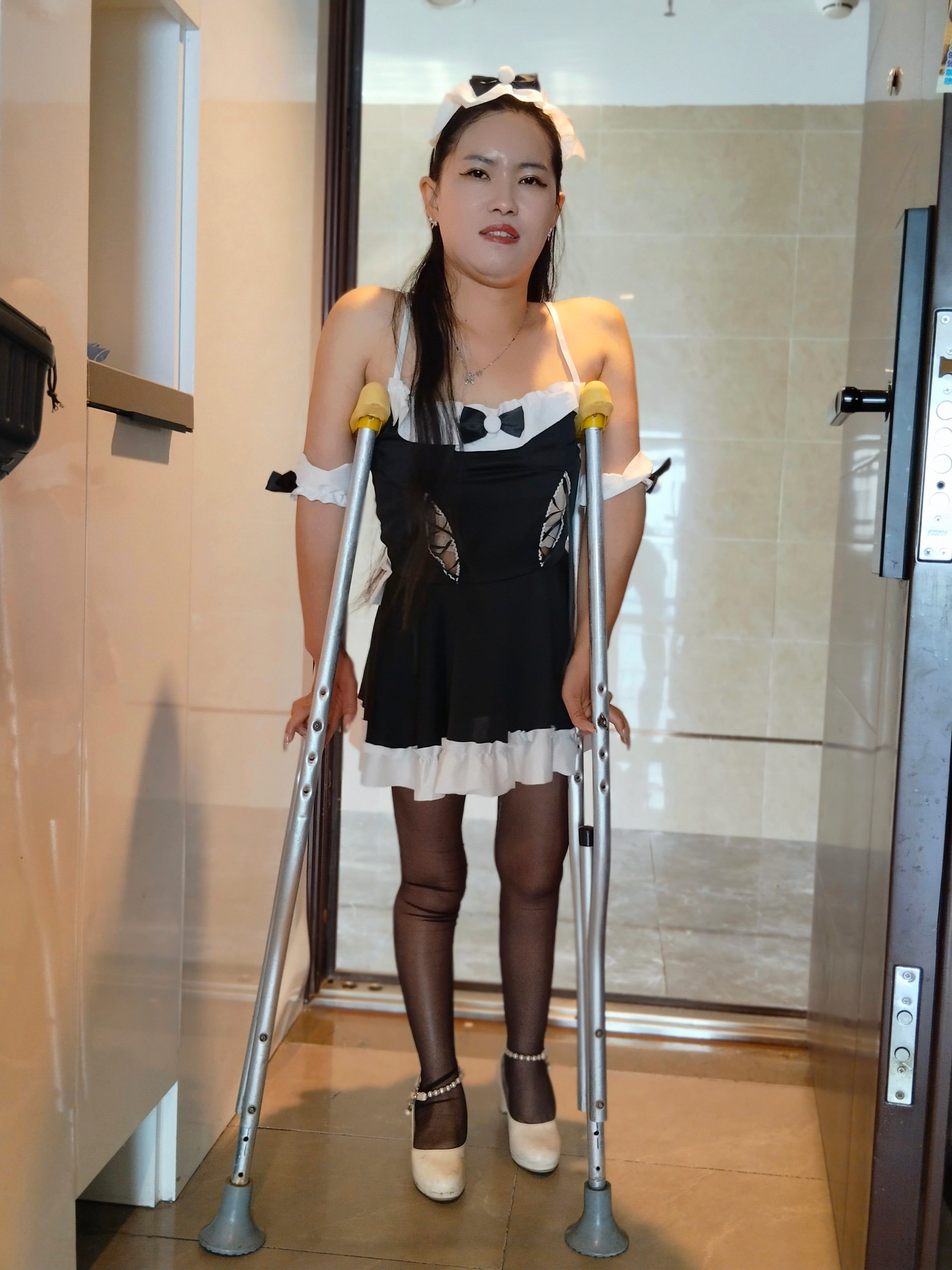 Maria: Polio Girl - Sexy Disabled Maid Cosplay