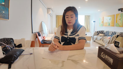 The Para Girl Cherry – A handwritten letter to a friend, written with a twist.