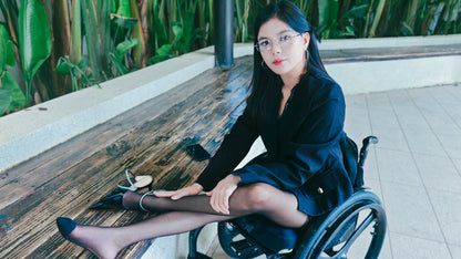 The Para Girl Jenny - Black Stockings, City Elegance