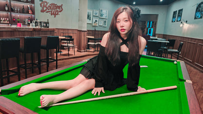 Kitty: Para Girl - Halloween Special: Black Dress at the Pool Hall