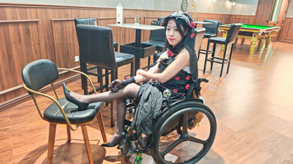 Sylvia: Para Girl - Halloween Special: Black Dress and Roses