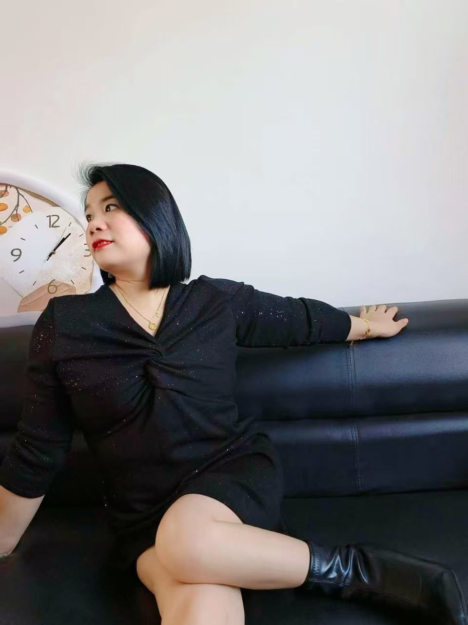 Carrie: The Polio Lady's ground-to-sofa transfer using assistive walking devices.