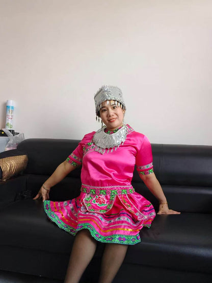 Carrie: The Polio Lady's Miao Ethnic Costumes